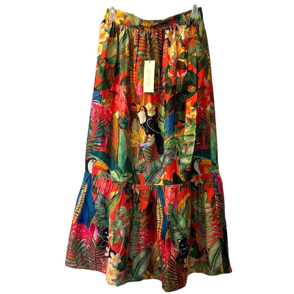 Rachel Zoe Jungle Animal Maxi Skirt - XS